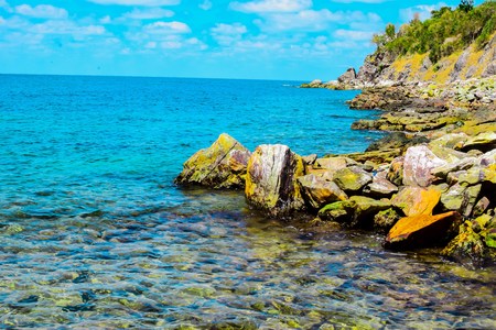 Beautiful beach in Nam Du island