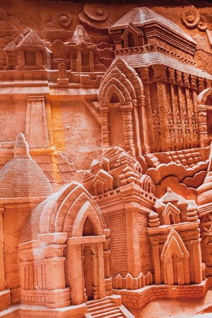 HOI AN, VIETNAM - MARCH 19, 2017: Pottery stuffs are sun-dried in Thanh Ha Pottery Village. The village was formed at the end of the 15th century, by the Thu Bon river, Quang Nam province, Vietnam.のeditorial素材