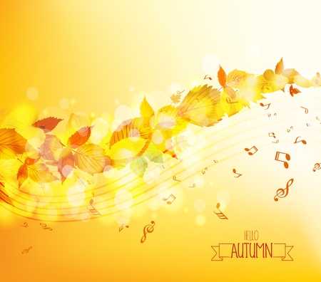 Autumn leaves background.のイラスト素材