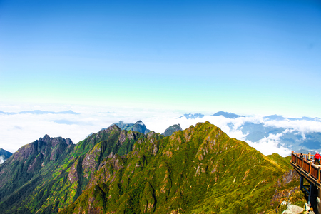 Fasipan mountain with cloudの写真素材