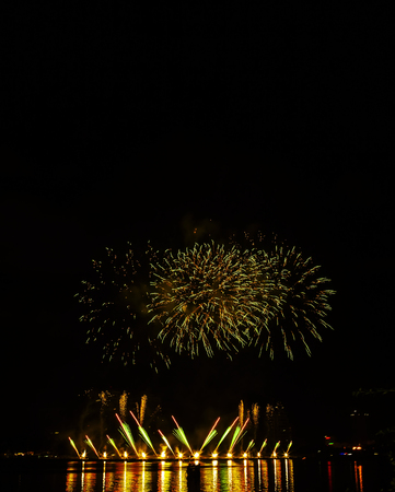 fireworks in honor of Independence Day