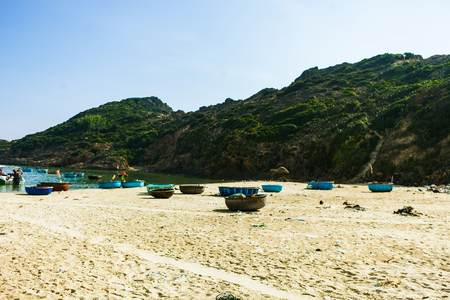 Ky Co beach in Quy Nhon, Vietnamの写真素材