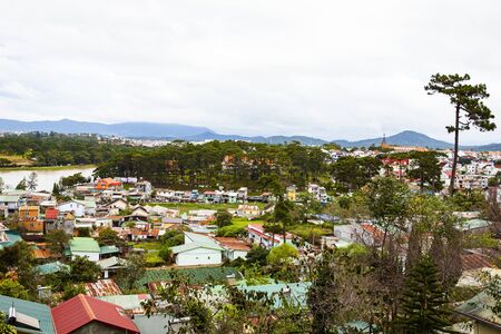 DA LAT, VIETNAM, November 8th, 2018: Cityscape Da Lat, Vietnamのeditorial素材