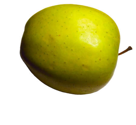 Ripe apple, the separate isolated subjectの写真素材