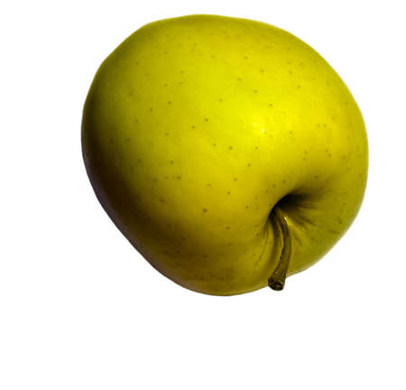 Ripe apple, the separate isolated subjectの写真素材