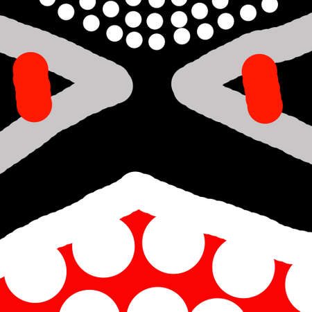 New collection: thirteen mysterious masksの写真素材