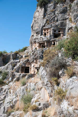 Ruins of the antique city in Asia Minor
