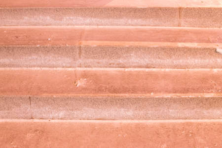 red granite tile stepsの写真素材