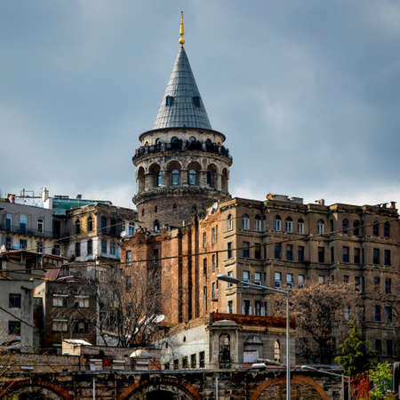 Istanbul historical beauty at Galataのeditorial素材