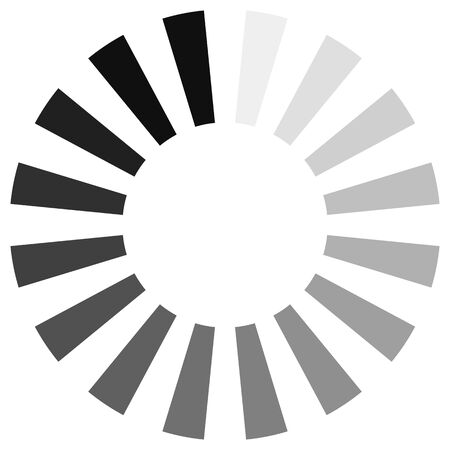 Circular loading icon isolated vector image.のイラスト素材