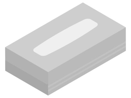 box tissue isolated vector illustrationのイラスト素材