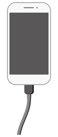 Illustration of smart phone deviceのイラスト素材