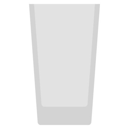 Illustration of empty glass cupのイラスト素材