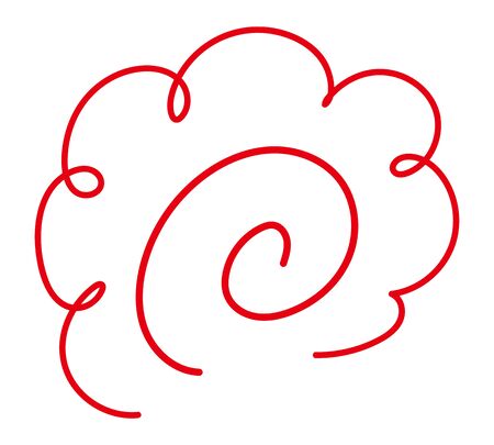 Japanese flower mark for good work isolated vector illustrationのイラスト素材