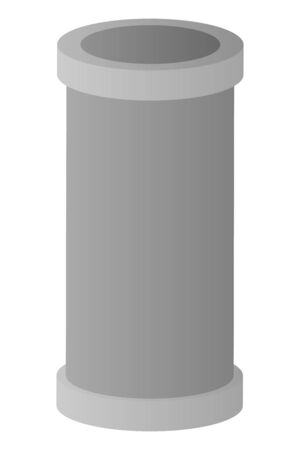 Soil duct isolated vector illustrationのイラスト素材