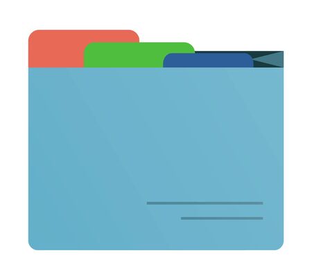 a folder isolated vector illustrationのイラスト素材