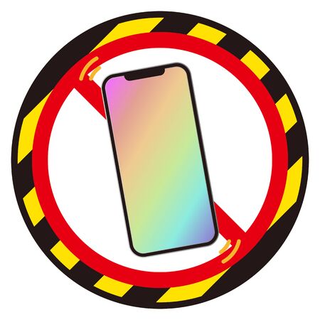 no phone markのイラスト素材