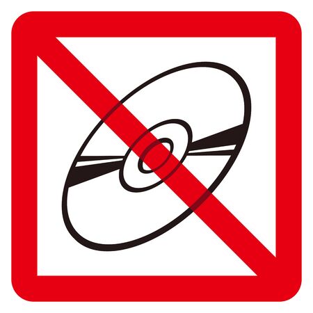 No disk sign