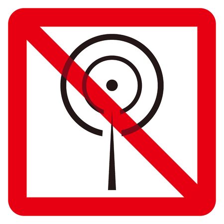 No Antenna signのイラスト素材