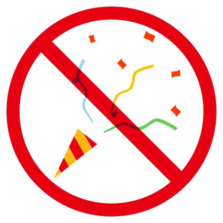 No Crackers mark  illustration.のイラスト素材