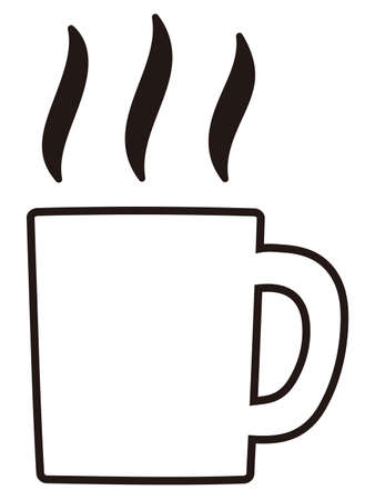 hot drink isolated vector illustrationのイラスト素材