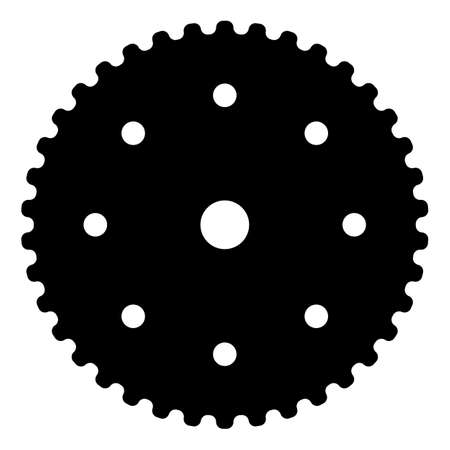 A gear isolated vector illustration.のイラスト素材
