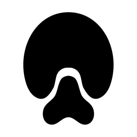 Zebra Footprintãisolated vector illustration.のイラスト素材