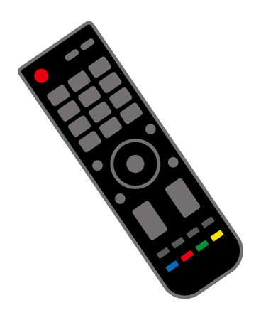 The remote isolated vector illustration.のイラスト素材