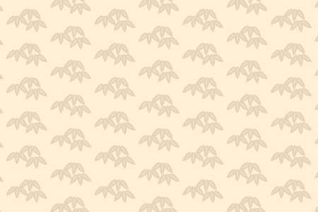 Bamboo leaves pattern vector background.のイラスト素材