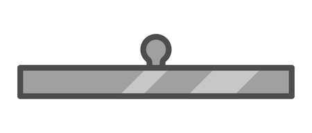 A paperweight isolated vector illustration.のイラスト素材