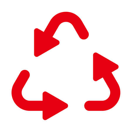 Triangle rotation arrow vector icon.のイラスト素材