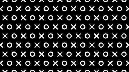 Circle and cross pattern background.のイラスト素材