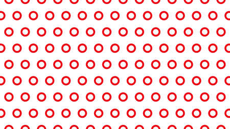 Circle pattern vector red background.