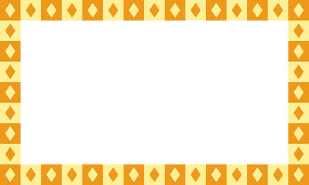 Repeat diamond pattern vector frame.のイラスト素材