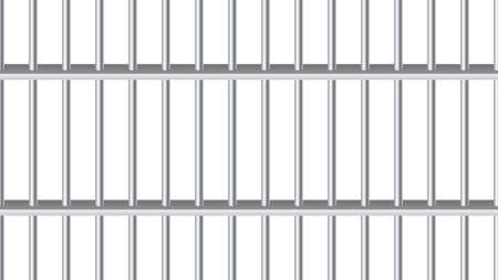 Iron prison cage vector background.のイラスト素材