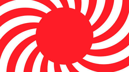 Swirling pattern of rising sun flag.のイラスト素材