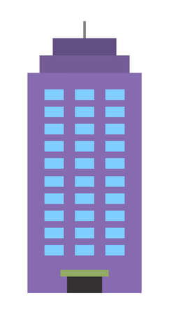Building icon isolated vector illustration.のイラスト素材