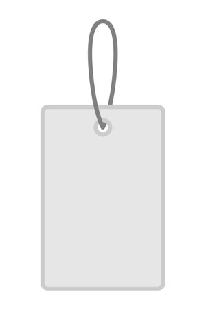 A tag isolated vector illustration.のイラスト素材