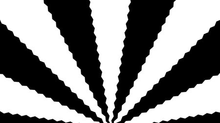 Jagged radiant design monochrome background.のイラスト素材