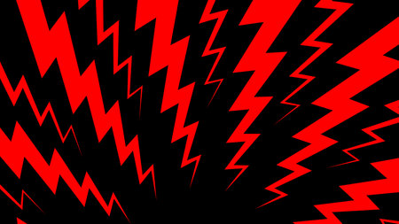 Lightning zigzag radiating design background.のイラスト素材