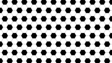 Soccer ball design pattern background.のイラスト素材