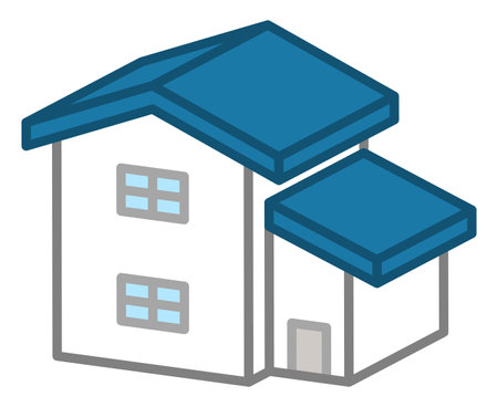 House icon isolated vector illustration.のイラスト素材