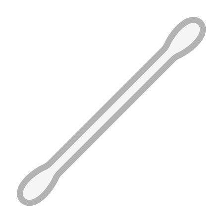 Cotton swab isolated vector illustration.のイラスト素材