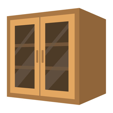 A cabinet isolated vector illustration.のイラスト素材
