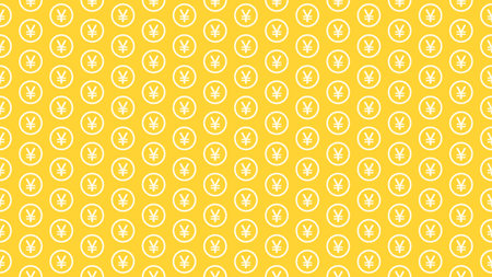 Japanese yen money seamless pattern background.のイラスト素材