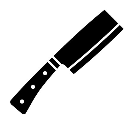 A machete isolated vector silhouette.のイラスト素材