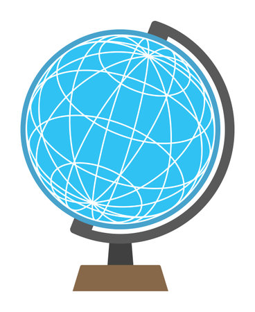 Network Image Globe Isolated Vector Illustrationのイラスト素材