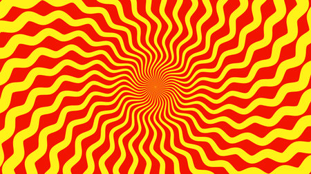 Wavy Radiant Background in Vector