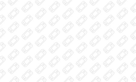 Portable Game Console Seamless Pattern Backgroundのイラスト素材