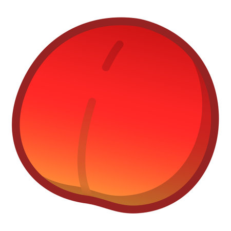 A prune isolated vector illustrationのイラスト素材